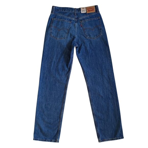 Levi's Womens Low Pro Relaxed Straight Jeans Light Wash Size 27 Mid Rise Vintage - Picture 3 of 12